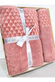 2-Piece Jacquard Boxed Bath Towel Bath Set 1 Piece 70x140, 1 Piece 50x90 - 6