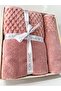 2-Piece Jacquard Boxed Bath Towel Bath Set 1 Piece 70x140, 1 Piece 50x90 - 3