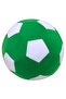 Green-White Plush Ball Soft Textured Playing at Home Normal Size Toy Plush Ball - 2