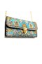 Ethnic Woven Fabric Chain Strap Cross Model Women's Bag/Wallet - 6