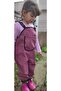 Waterproof Fabric - Play and Rain Coverall - Salopet - 2-9 Years - Plum