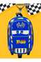 F66 Racing Car Kindergarten Nursery Rickshaw Wheeled 2-6 Years 5d Printed Children School Bag Backpack