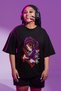 Unisex Kokushibo Printed T-shirt, Oversize Demon Slayer Printed Anime T-shirt - 2