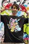Unisex Oversize Pokemon Eevee Printed T-shirt, Pokemon Printed T-shirt - 3