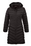 Women's Long Removable Hooded Padded Water Repellent Puffer Jacket 8642 - 4