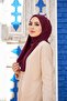 شال القطن الممشط والكرز - 2