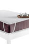 Aqua Shield Quadra White Micro 4 Corner Elastic Mattress Liquid Proof Cotton Mattress Protector Mattress (Ped) - 6