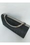Women's Laser Black Evening Dress Clutch Portfolio Evening Bag - 4
