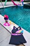 Gray Color Girl Swimmer Bottom-top Suit Swimsuit - 4