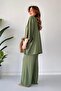 Seersucker Double Set Khaki - 4