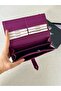 Genuine Leather Gentle Women's Purple Color Wallet - 4