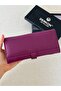 Genuine Leather Gentle Women's Purple Color Wallet - 6
