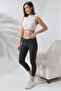 Cotton Compact Combed Lycra Wrist Leggings 20514 Dark Anthracitmelange - 2