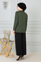 Women's Plus Size Mother Combed Cotton Blouse - 8