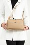 Embossed Printed Small Women's Hand and Shoulder Bag
