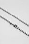 Women's Stainless Steel Silver Chain Thin Italian Necklace (60 CM) - 4