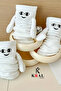 Women's and Men's White Magnetic Hand-Hold Socks (1 PC) - 6