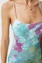 Women's Green Floral Slit Summer Dress FF00160 - 5