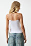 Women's Black and White String Strap 2-Piece Knitted Blouse LD00045 - 9