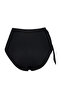 Siyah Bağlamalı Hipster Yüksek Bel Bikini Altı TBESS24BA00147 - 10