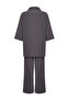 Füme Relaxed/Rahat Kesim Örme Kimona Pantolon Alt-Üst Takım TWOSS24AU00091 - 8