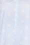 Blue Striped Floral Cotton Woven Plus Size Shirt TBBSS24AX00038 - 5
