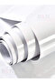 Glossy White Table Cabinet White Goods Coating Foil Self-Adhesive - 7