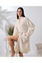 Unisex 4-Layer 100% Organic Cotton Premium Multi Muslin Ultra Soft Bathrobe - 4