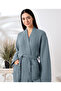 Unisex 4-Layer 100% Organic Cotton Premium Multi Muslin Ultra Soft Bathrobe - 7