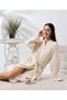 Unisex 4-Layer 100% Organic Cotton Premium Multi Muslin Ultra Soft Bathrobe - 6