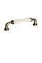 12,8 Cm-Cream -Porcelain Handle-Cabinet-Drawer-Furniture-Kitchen Handle -Child -Sapphire128Mm-Metal Handle Stk2582