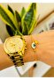 Gold Color Evil Eye Bracelet with Star Detail - 3