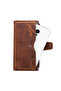 Genuine Leather Women's Wallet Bag with Strap, Phone Compartment, Card and Coin Compartments - Name Can Be Written - 2