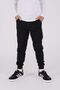Girls' and boys' unisex jogger sweatpants with 2 drawstring pockets, elastic waist and ribbed hems - 3