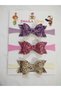 Baby Girl Kid Bandana Buckle Set 3-Piece Pink Lilac Gold