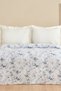 Marisa Double Bedspread Blue - 2