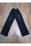 New Season Girl's Wide Spanish Leg Style/ Lycra Bag Pocket High Elastic Waist Jean/ Denim Trousers - 4