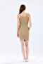 v-neck Knit Dress - 5
