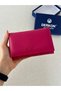Mendy Model Useful Genuine Leather Medium Size Women's Wallet Pink Color - 6