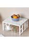 Closet Organizer Shelf Plate Cup Shelf Metal Shelf 3-Piece Metal Horizontal Shelf - 2