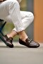 Dark Brown Men's Leather Shoes - 5