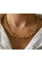 Stainless Steel Tifani Model Chain Choker Women's Necklace - 2