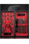 Professional 17+1 Piece Red Black Manicure Set with Bag Izla(h-mt) - 2