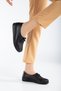 Women's Inside-Out Genuine Leather Orthopedic Flexible Rubber Laced Mother's Shoes - 5
