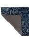 Navy Blue Themed Motif Ethnic Floral Patterned Vintage Decorative Carpet 4914 - 5