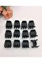 Unbreakable Matte Color 2x3 Cm Latch Buckle 12 Pieces