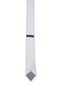 Classic Gray Patterned Micro Tie - 3