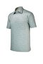 Men's Plus Size Shirt Collar Buttoned Pocket Green T-Shirt Classic Fit - 4914 - 3