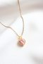 Stainless 316L Steel Necklace - Perfect Heart with Pink Stones - Anti-Allergic and Non-Tarnish Necklace - 2