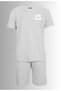 Smile Printed Shorts and T-Shirt Set, Trendy Fashion Summer Set - 3